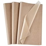 TUPARKA 100 Blatt Kraft Seidenpapier 14 Zoll x 20 Zoll Geschenkpapier Bulk Brown...