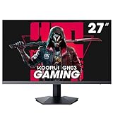 KOORUI 27 Zoll QHD Gaming Monitor, PC Bildschirm 144Hz, 1ms, Adaptive Sync (2560...