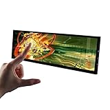 VSDISPLAY 14,5 Zoll 2560 x 720 2K IPS LCD Stretched Wide Bar Monitor, USB Typ C Mini HDMI...