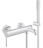 GROHE Essence | Badarmaturen - Einhand-Wannenbatterie | für Wandmontage mit...