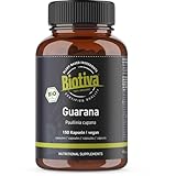 Guarana Kapseln Bio - 150 x 500mg - koffeinhaltig - natürlich - biologisch -...