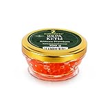 Kaviar aus Keta, 100 g Glas - Roter Kaviar - икра Lachskaviar caviar Lachs