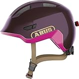 ABUS Kinderhelm Smiley 3.0 ACE LED - Fahrradhelm mit Licht - tiefe Passform &...