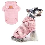 BEAUTYZOO Hunde-Kapuzenpullover mit Taschen, warme Hundekleidung für kleine und...