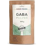 GABA Pulver | 500 g Beutel | 100% reine Aminosäure | Gamma-Buttersäure |...