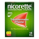 NICORETTE Pflaster mit 15 mg Nikotin – mit Nikotinpflaster Rauchen aufhören – für...