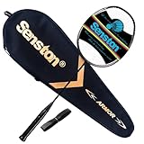 Senston N80 Ultraleicht Graphit Badmintonschläger Carbon-Fiber Badminton...