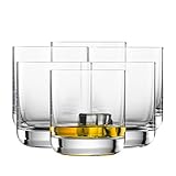 SCHOTT ZWIESEL Whiskyglas Convention (6er-Set), geradliniger Tumbler für...