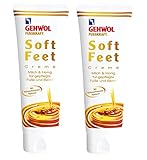 GEHWOL Fusskraft Soft Feet Creme Cream 2 x 125 ml Fußcreme mit Hyaluron