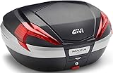 Givi V56NN Maxia 4 Monokey Topcase in Carbon Optik Roten Reflektoren