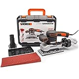 WORX WX642.1 Schwingschleifer 270W– Elektrisches Profi Schleifwerkzeug –...