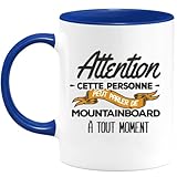 quotedazur - Tasse 'Diese Person kann jederzeit vom Mountainboard sprechen' – Geschenk...