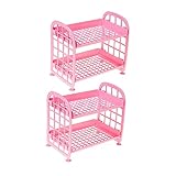 Amosfun 2st Obstregal Desktop-organizer-rack Lagerregal Make-up-aufbewahrungsregal...