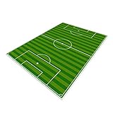 TYKTZXY Fussball Teppich FußBall, Funs Home Decor Spielmatte füR Jugendzimmer...