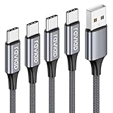 RAVIAD USB C Kabel [4Pack 0.5M 1M 2M 3M] 3.1A Ladekabel USB C Schnellladekabel Nylon USB C...