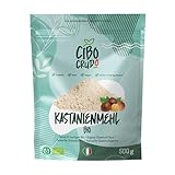 Kastanienmehl Bio - 500g. Maronimehl oder Edelkastanienmehl Glutenfries und Roh. Veganes...