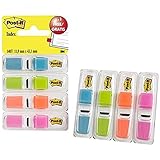 Post-it Index Mini, 11,9 x 43,2 mm, 3 x 35 Haftstreifen im Spender, Farbe: Limonengrün,...