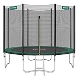 SONGMICS Trampolin Ø 305 cm, Gartentrampolin für Kinder mit Sicherheitsnetz,...