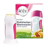 Veet EasyWax Elektrisches Warmwachsgerät - Warmwachs Roll-On Wachswärmer, 1 Stück (1er...