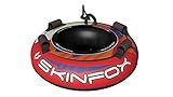 SKINFOX Snowtube Ø 100cm - OrangeMix Aufblasbare Schlitten mit Griff Profi Snow Tube...