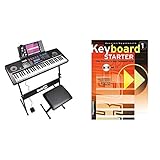 RockJam 61 Tastatur Klaviersatz 61 Schlüssel-Digital-Piano Keyboardbank Keyboardständer...