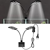 ADDLIVE Aquarium LED Beleuchtung, X7 Aquarium Gepflanzt Clip Lampe, Super Slim LED...