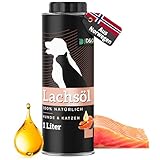 Lachsöl Hunde 1L, Lachsöl Katze mit Omega 3 & 6, norwegisches Lachs Öl 100% natürlich,...