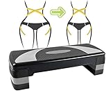 ZhiLianZhao Stepper Fitness-Pedal Aerobic Steppbrett Stepper Step-Bench Mit...