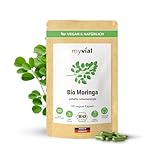 Bio Moringa Kapseln hochdosiert 120 Stück vegan ohne Zusätze plastikfrei...