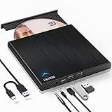 NOLYTH Externes Blu Ray Laufwerk Extern USB 3.0/USB C RW Bluray Brenner mit Audio/USB...