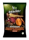 biozentrale Gemüse Chips | 6x 90 g Bio-Chips | vegan & glutenfrei | mit hohem...