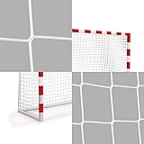 Handballtornetz und Futsal tornetz. 3x2m. 1 Stück, Polypropylenn knotenlos hochfest....