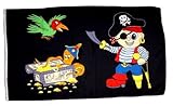 Fahne/Flagge Pirat Party Kinderpirat 60 x 90 cm