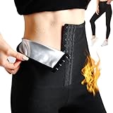 Nano Hertz Hosen Sauna Sporthose Abnehmen Hosen Laufhose Sweat Schwitzhose...