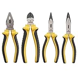 TOPEX Zangenset 4tlg. 160 mm, Profi Zangensatz-pliers set: Universal Kombizange,...