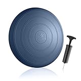 BODYMATE Ballsitzkissen Comfort inkl. Pumpe Navy-BLAU 33cm Durchmesser - Balance-Kissen,...