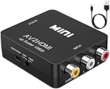 ABLEWE RCA auf HDMI Konverter, AV zu HDMI Adapter 1080P Mini Cinch Composite CVBS Video...