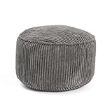 Lumaland Sitzsack Pouf aus Cord | Kompakter 50L Gaming Pouf mit 3-in-1-Funktion: bequemer...