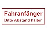 Aufkleber Fahranfänger Auto Anfänger Car Sticker Hinweis Bitte Abstand halten...