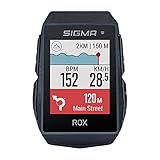 SIGMA SPORT ROX 11.1 EVO Black | Fahrradcomputer kabellos GPS & Navigation inkl. GPS...