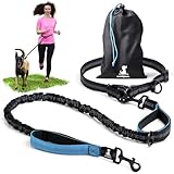 Joggingleine für Hunde zum Laufen, Joggen, Wandern | 2 in 1 Joggingleine und Normale...