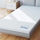 WOWTTRELAX Gelschaum Matratze Topper 140x190 cm 6cm hoch Orthopädische Komfortschaum...