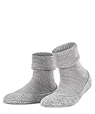 FALKE Damen Hausschuhe Cosyshoe, Wolle, 1 Paar, Grau (Light Grey 3400), 39-40