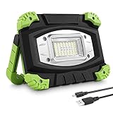 Lepro Led Akku Strahler, Wiederaufladbare Campinglampe aus Aluminium, 20W 2000...