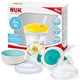 NUK 3-in-1 Trinklernset mit Trainer Cup Schnabeltasse (6+ Monate), Magic Cup...