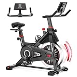 DMASUN Heimtrainer Fahrrad mit Magnetischem Widerstand, Spinning Bike Indoor Fitnessbike...