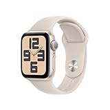 Apple Watch SE (2. Generation, 2023) (GPS, 40 mm) Smartwatch mit Aluminiumgehäuse und...