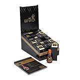 Premium Spirituosen Tasting Box | Whisky, Gin, Rum, Likör | 24 Miniaturflaschen inklusive...