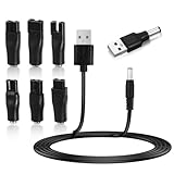 5V USB Netzkabel Rasierer Kabel Ladegerät Ersatz-Netzteil-Ladegerät 7 pcs USB...