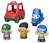 Fisher-Price Little People Share & Care Fahrzeug-Geschenkset mit Polizeimotorrad und...